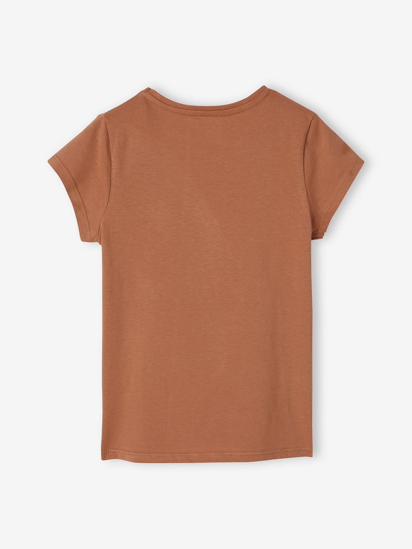 Lot de 3 t-shirts Basics détails irisés fille framboise