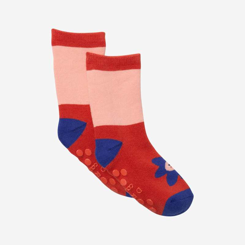 Chaussettes fille antidérapantes roses Catimini