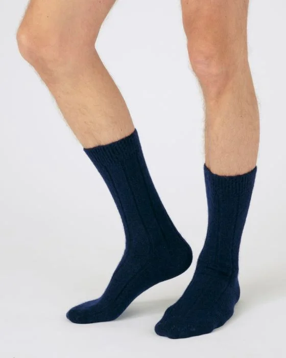 Chaussettes maille à côtes plates épaisse et chaude Thermolactyl