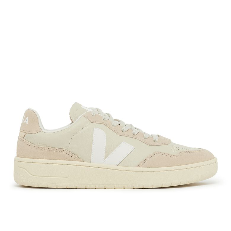 Veja V-90 Leather pierre white