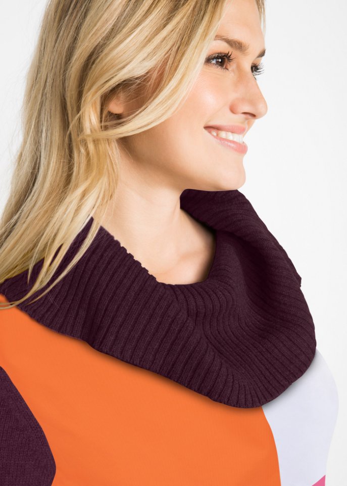 Knieumspielendes Strickkleid, Langarm