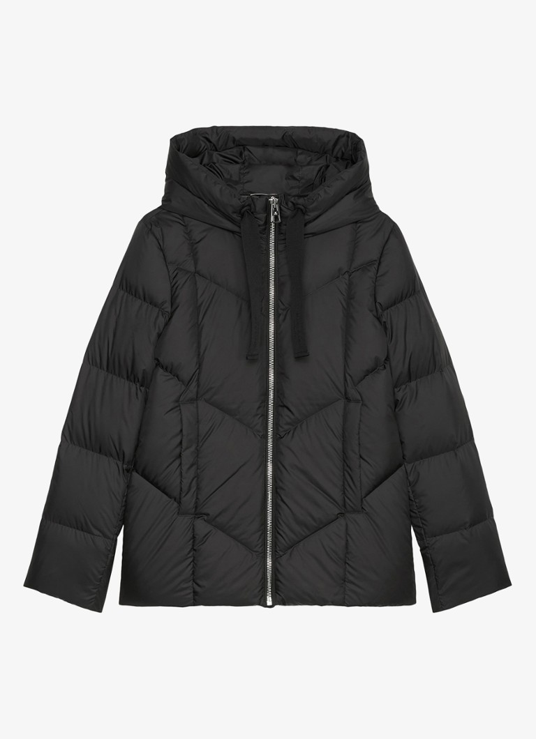 Marc O'Polo Quilted Jacket with Down Padding and Hood