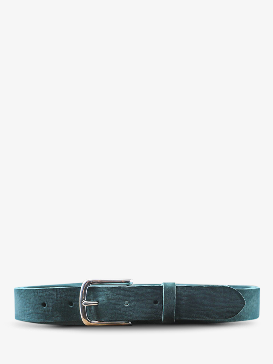 LaCeinture Magnifique Nubuck - 30mm - Bleu Piscine