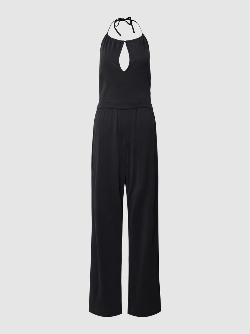 Jumpsuit mit Cut Outs in schwarz
