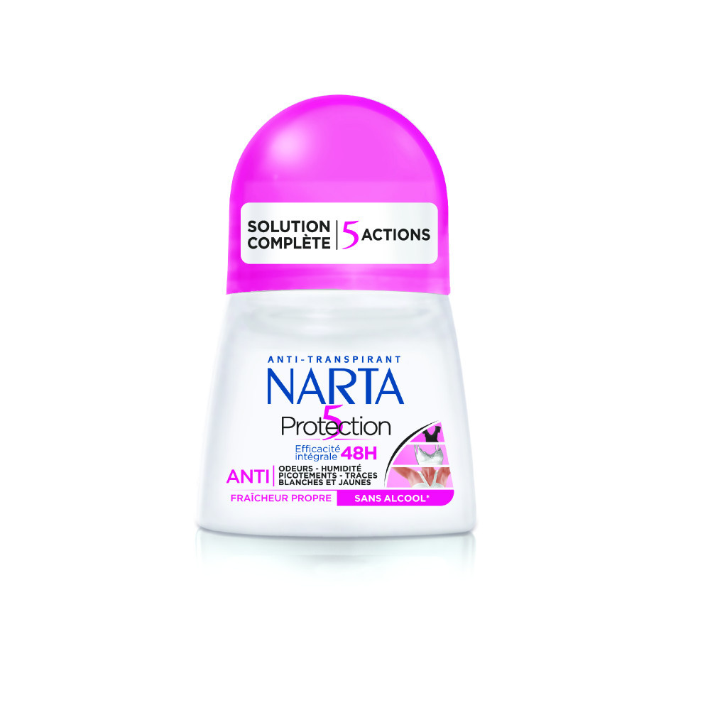 NARTA Narta Protection Déodorant Bille Femme Anti-transpirant 5-en-1 48h