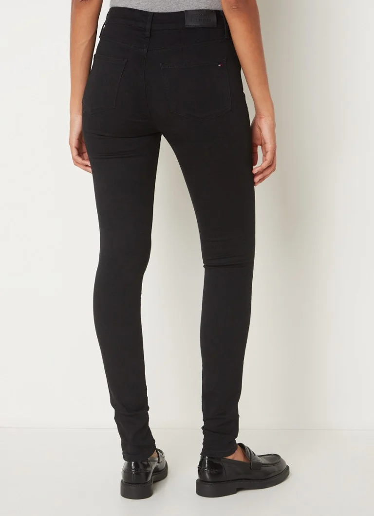 Blugi Tommy Hilfiger Harlem ultra-skinny cu talie înaltă și buzunare laterale