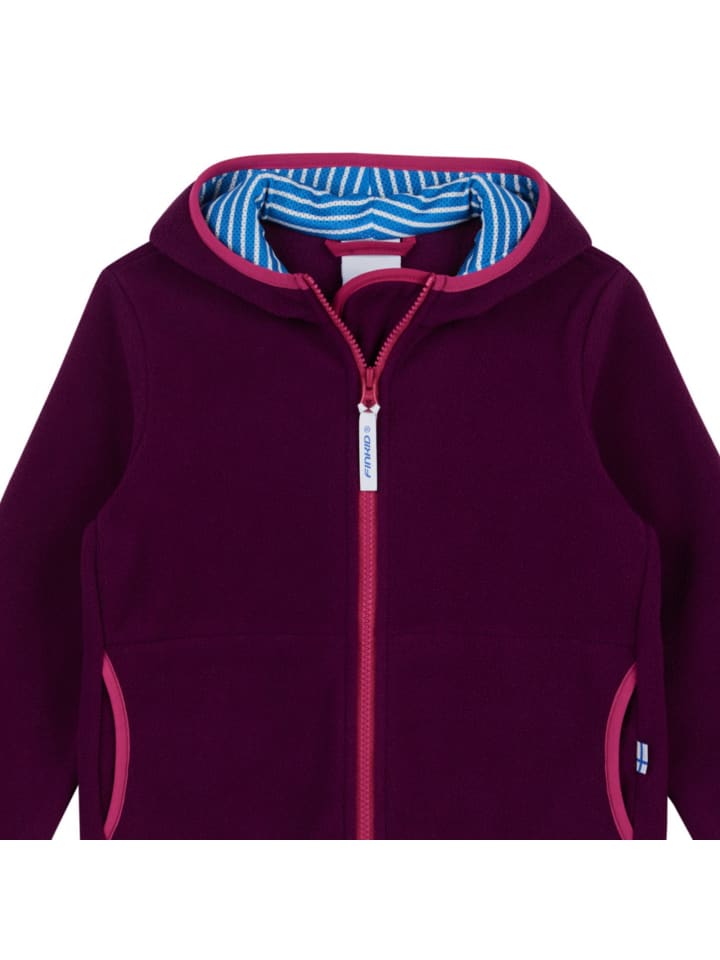 finkid Fleecejacke Paukku Zip In in Lila günstig kaufen