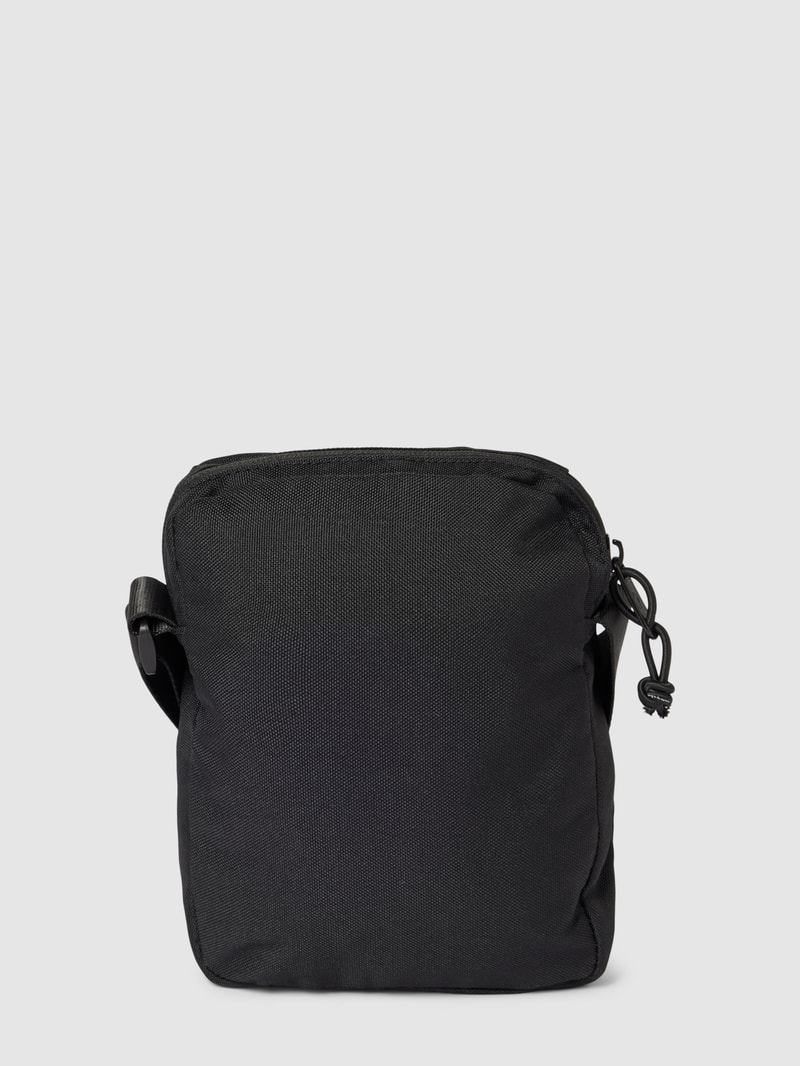 Crossbody Bag mit Label-Detail in schwarz
