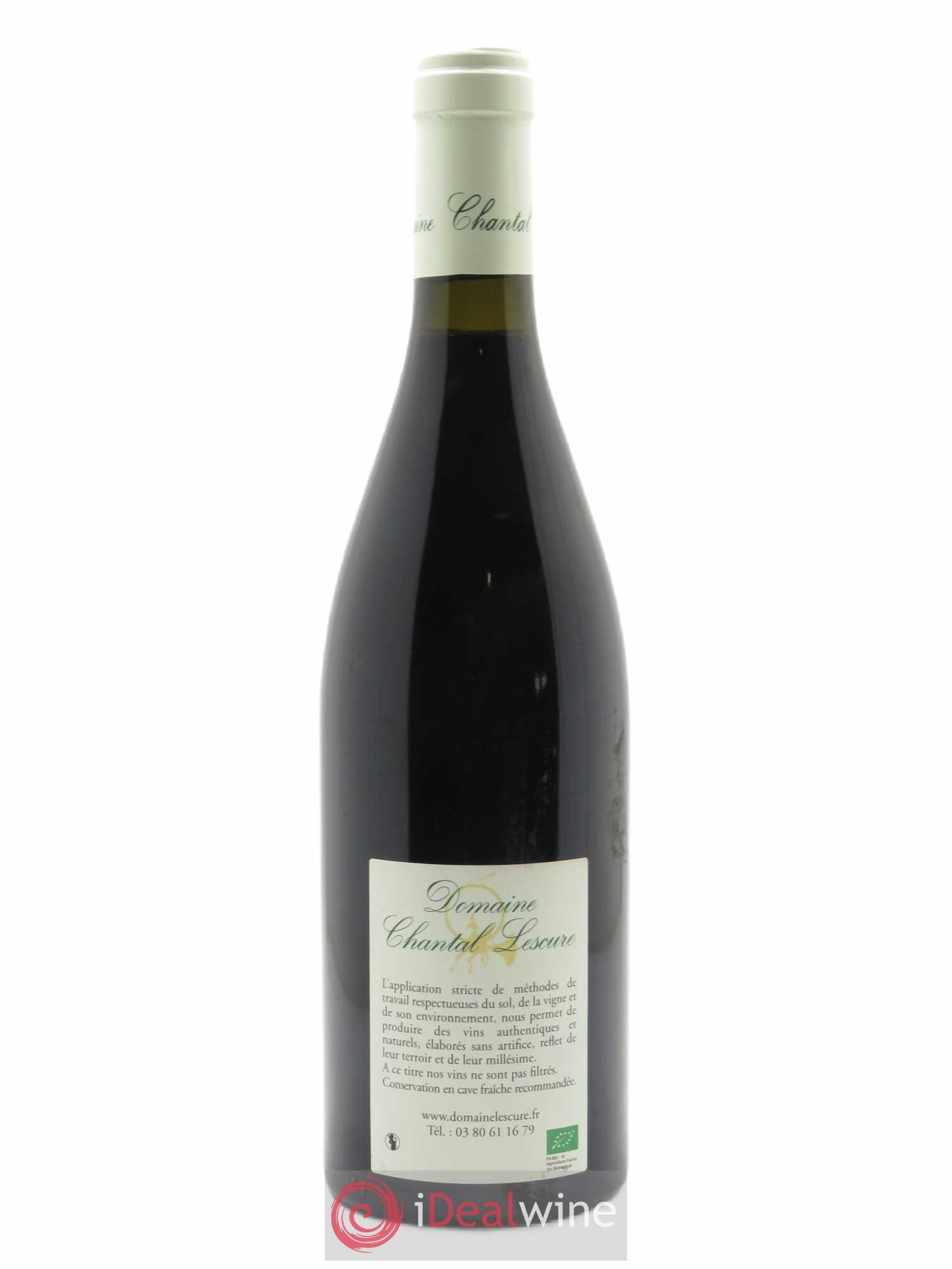 Clos de Vougeot Grand Cru Chantal Lescure  2018 - Lot de 1 Bouteille