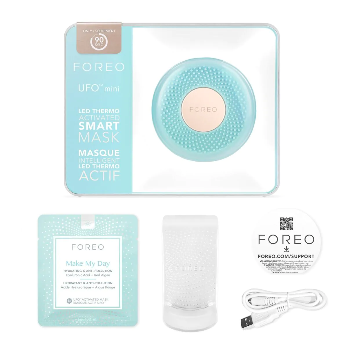 Foreo Ufo Mini aparat za maske od platna, menta