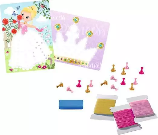 String Art Prinzessin - Bastelset für Kinder ab 6 Jahren