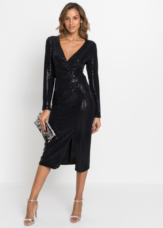 Kleid mit Pailletten