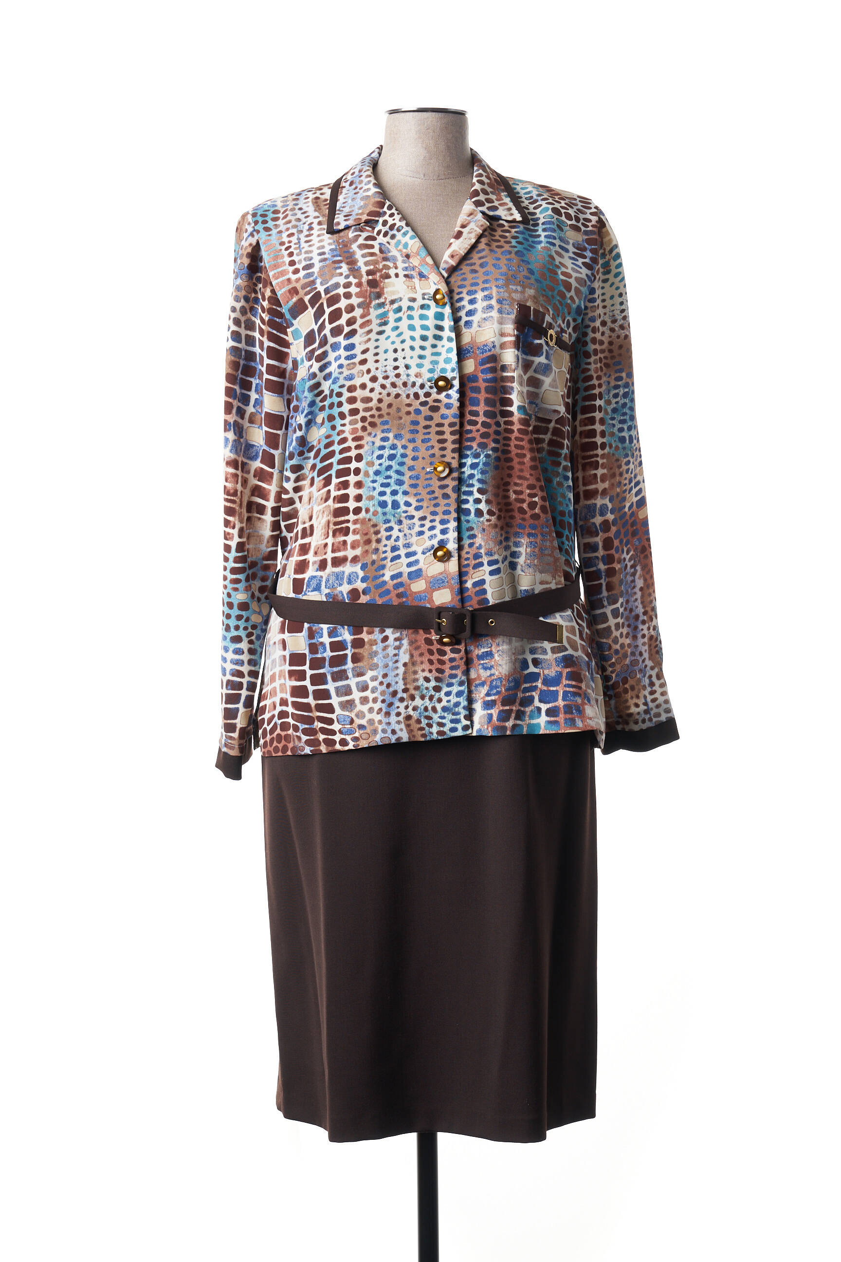 France Rivoire Ensembles Robe Femme couleur marron