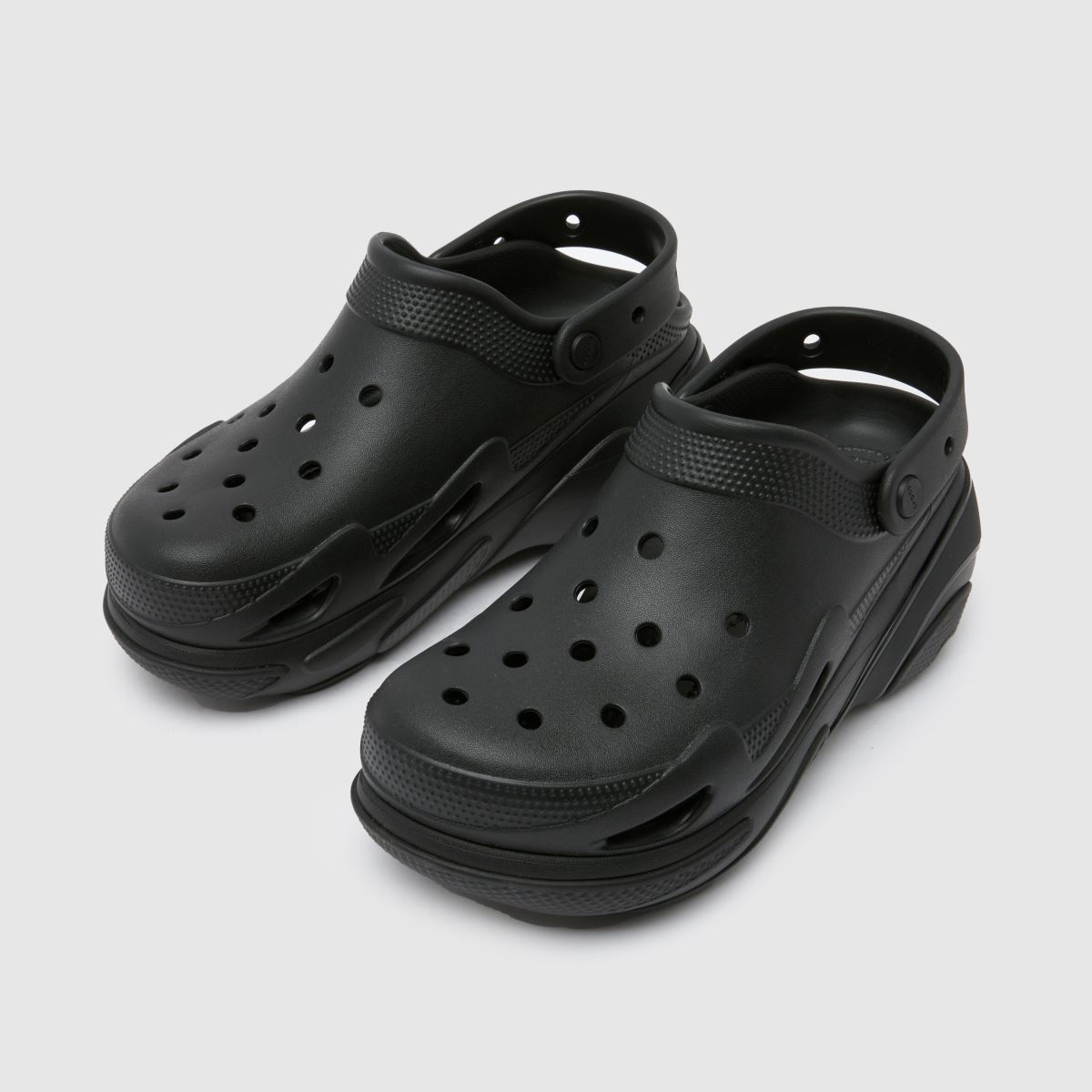 Crocs Bubble Crush Clog Sandali v črni barvi