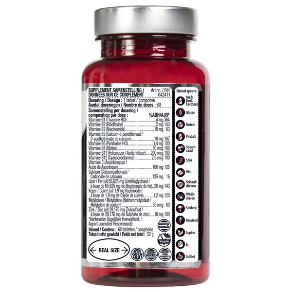 Lucovitaal Strong Vas Komplex Vitaminok és Ásványi Anyagok Tabletták 60 db