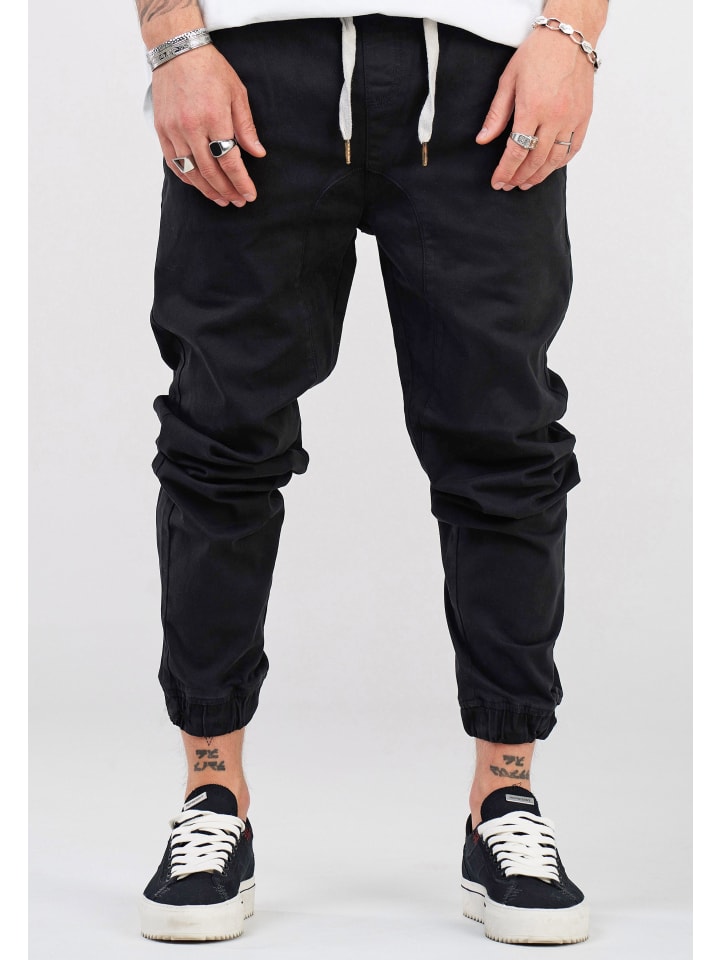 SOULSTAR Chino-Jogger - MPNOWRA Jogger-Hose Jeanshose Stoffhose in Schwarz günstig kaufen