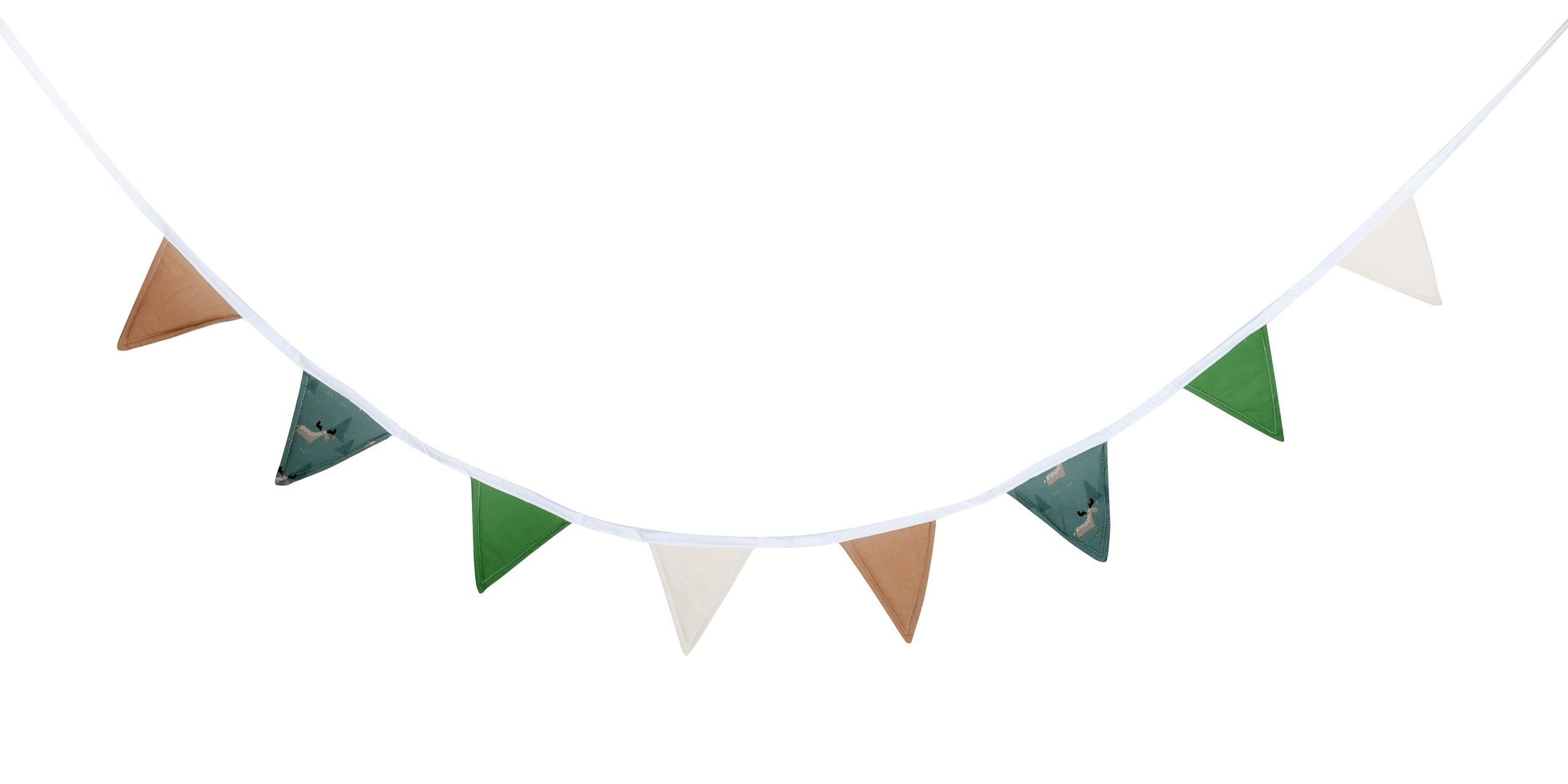 Rainbow Kids Tipi-Zelt Elchilein, Personen: 2 (mit Zubehör, 8 tlg., mit 4 Kissen, Matte, Spielzeugkorb und Wimpelkette)