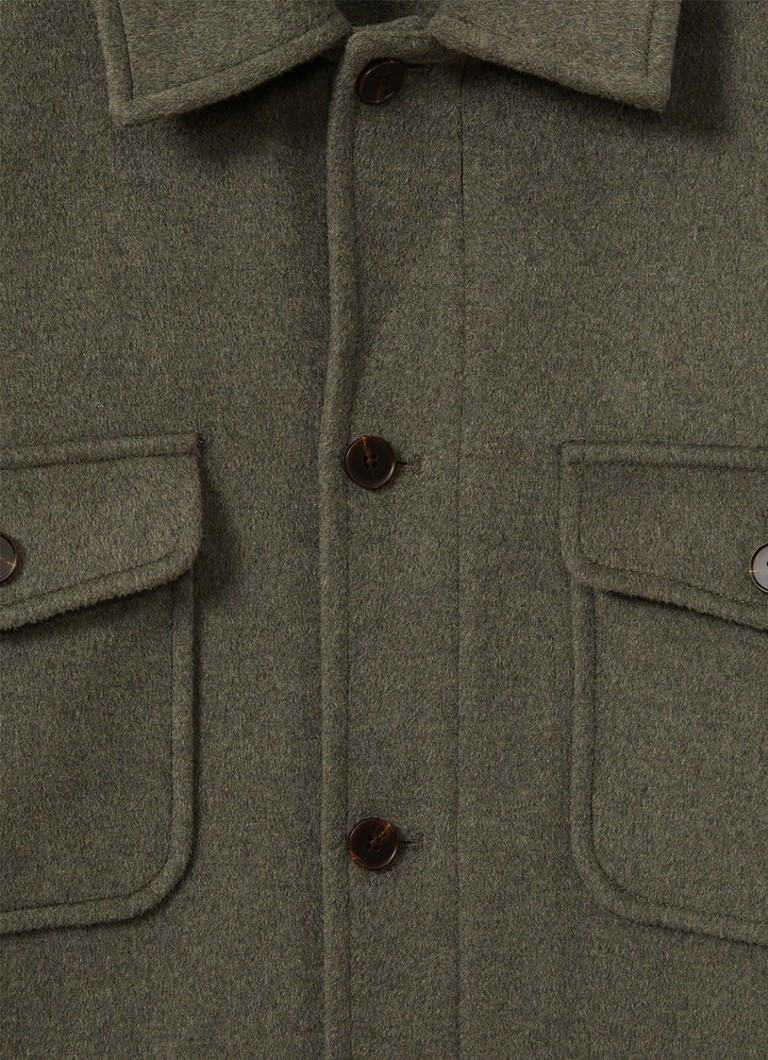 Reiss Liam regular fit overshirt in wool