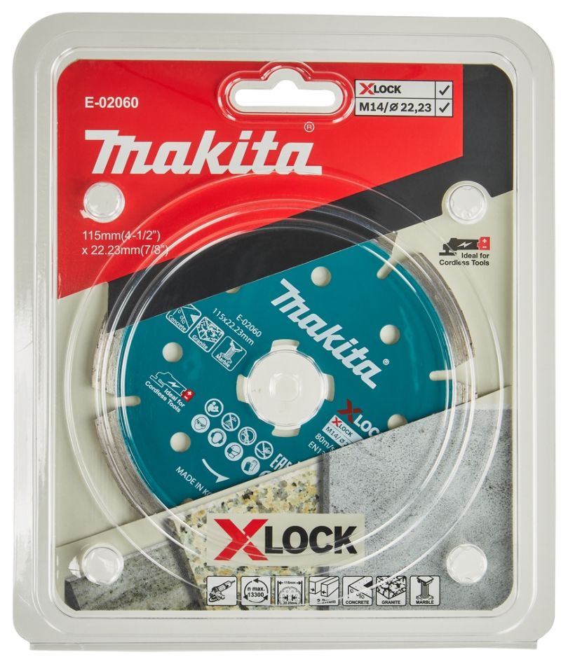 „Makita“ priedai E-02060 deimantinis diskas 115 mm