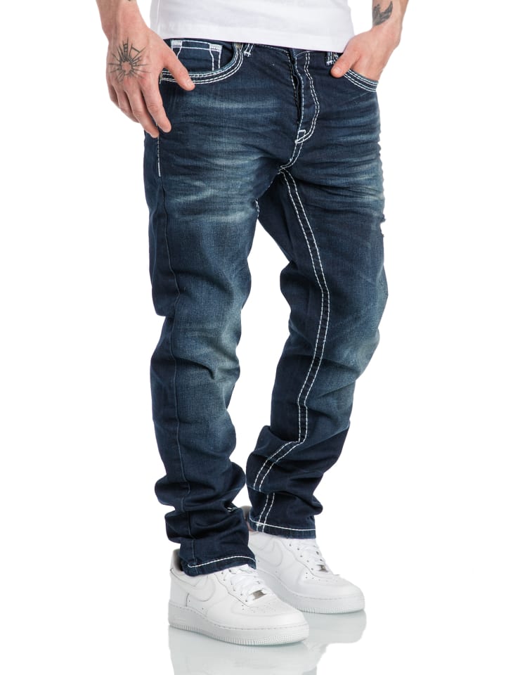 Amaci&Sons Jeans Regular Slim Raleigh in Dunkelblau günstig kaufen