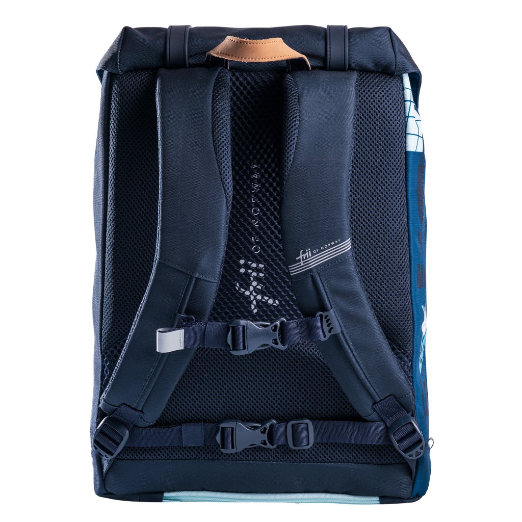 Frii of Norway Ergonomischer Schulrucksack 30L Graffiti Blue