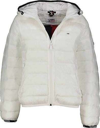 TOMMY-JEANS Damen Steppjacke TJW QUILTED TAPE HOODED JACKET