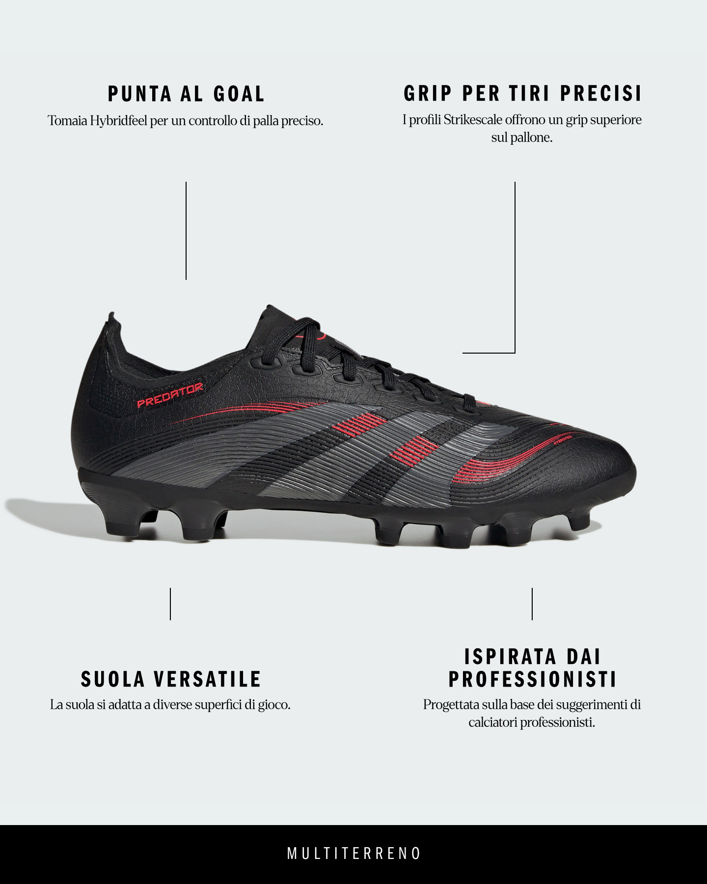 Buty piłkarskie Adidas Predator League Mg M ID3772
