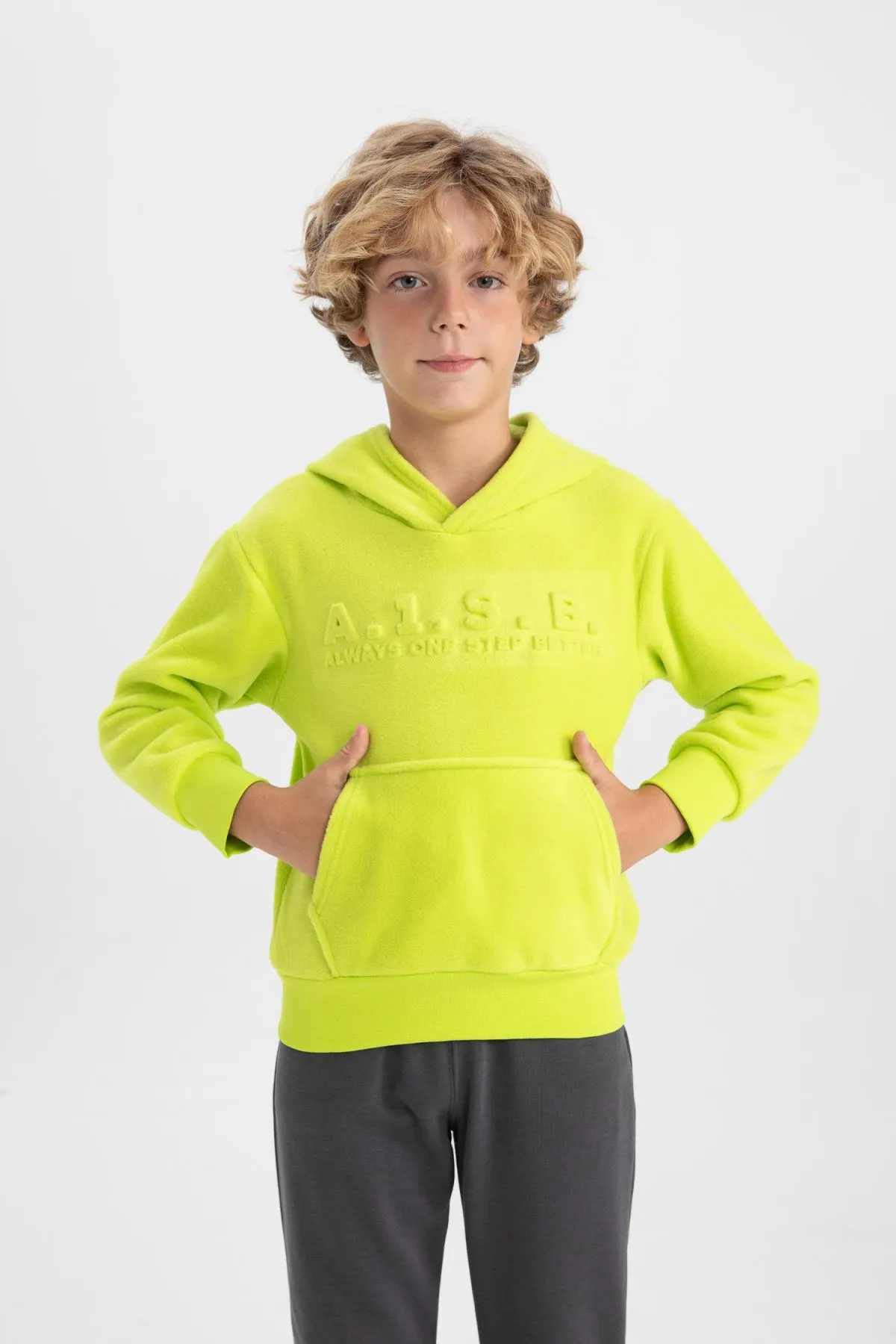 DeFacto  Fleece-Sweatshirt mit Kapuze für Jungen