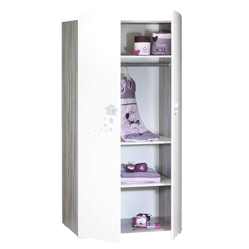 Chambre bébé 3 pièces NAO lit, commode et armoire