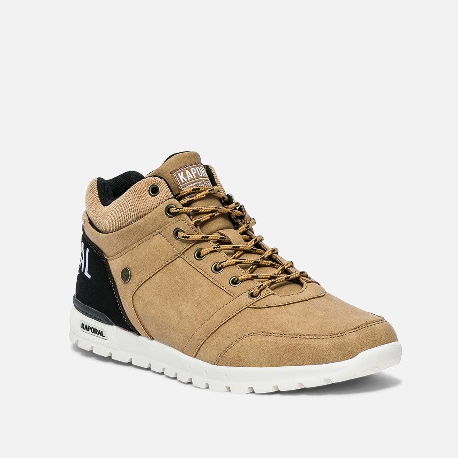 Basket KAPORAL jaune ocre et noire
