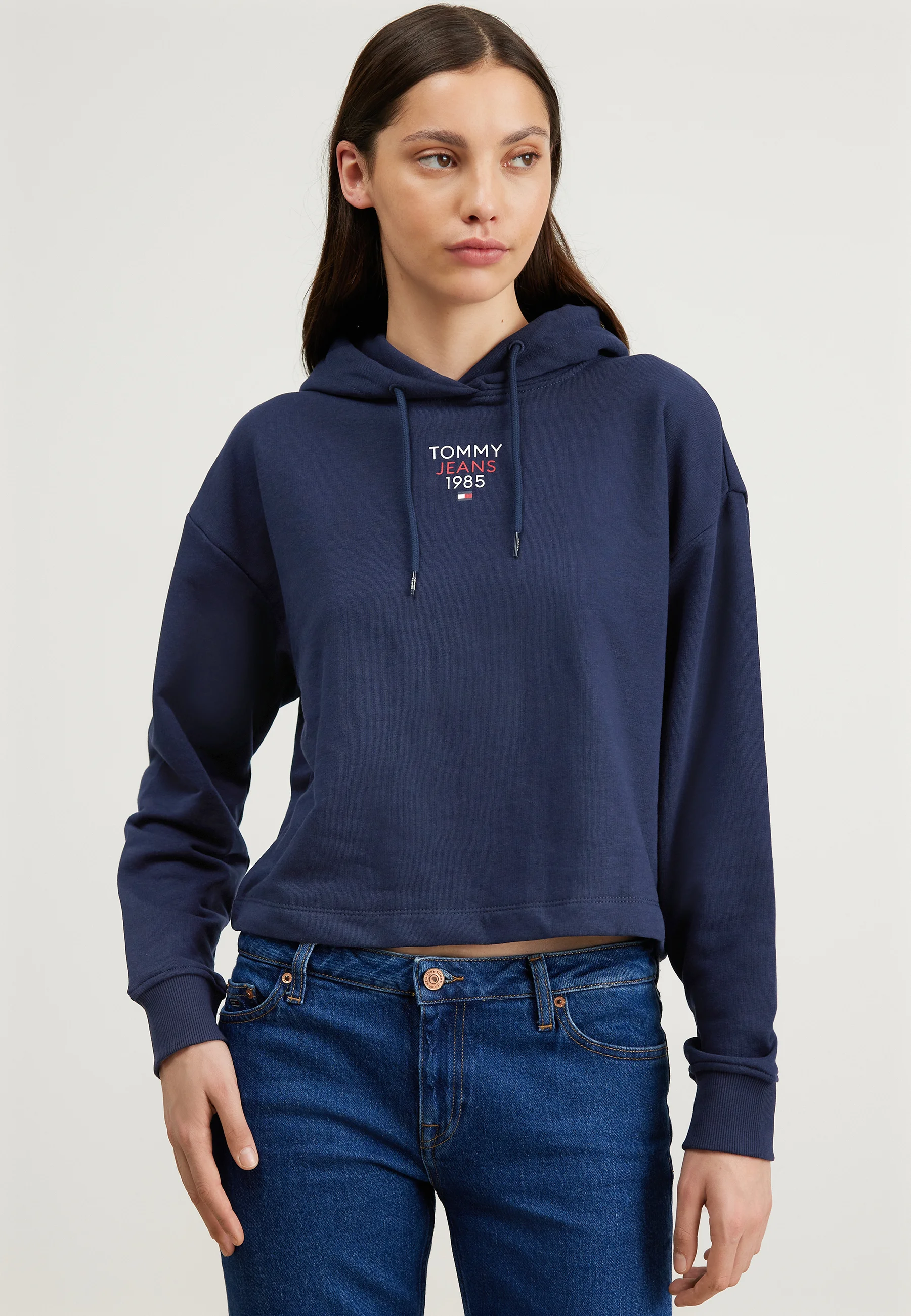 Sudadera con capucha y logotipo esencial de Tommy Jeans