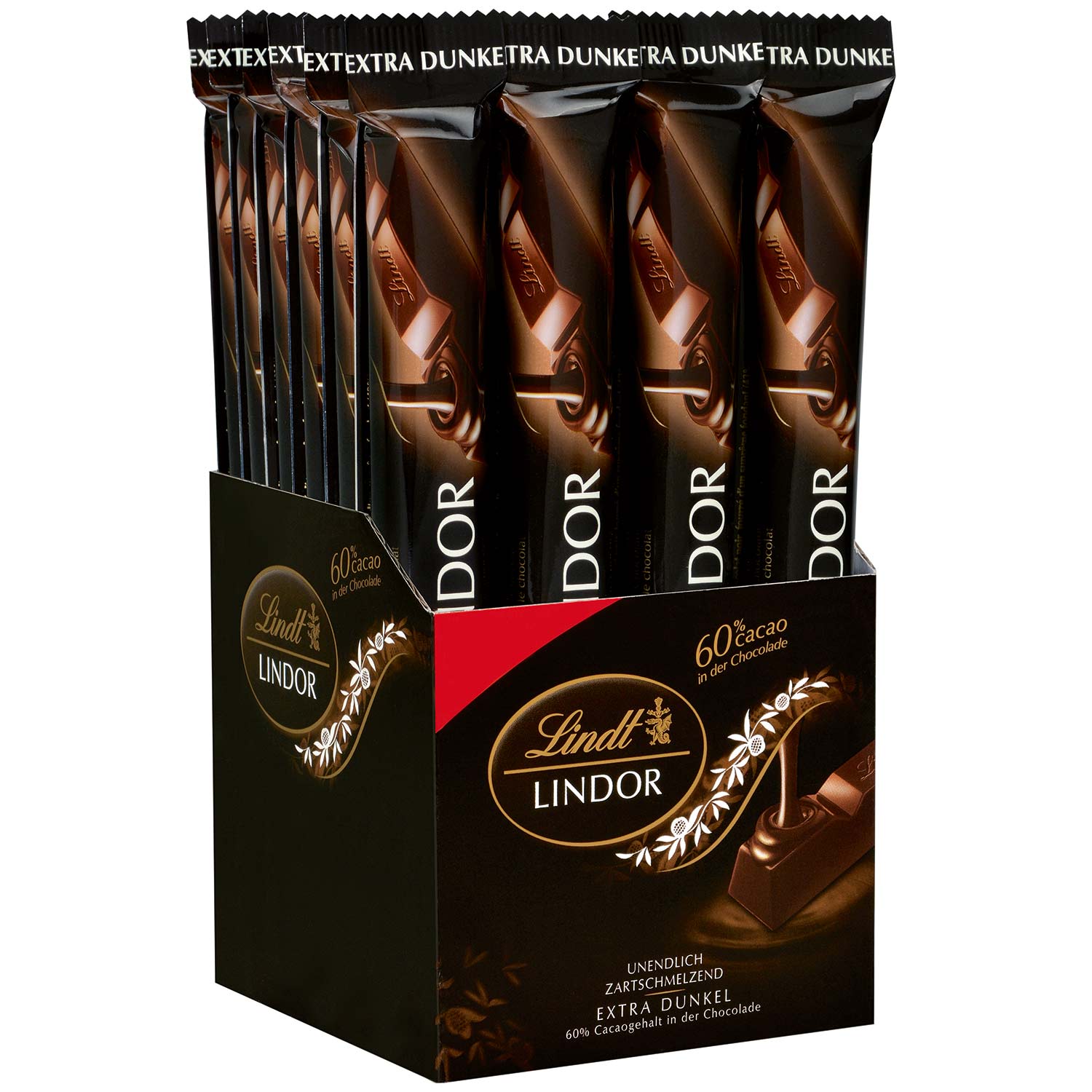 Lindt Lindor 60% Cacao Feinherb Stick 37g