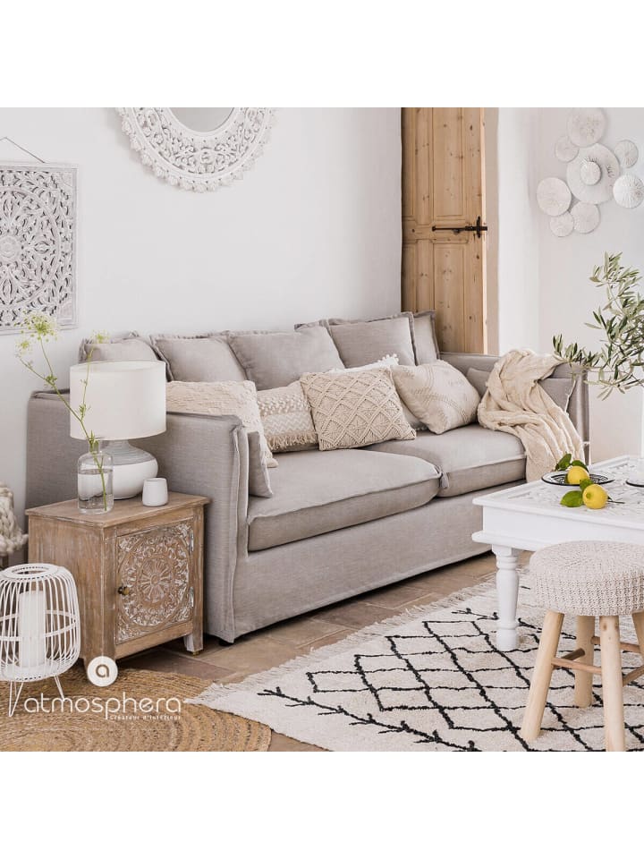 Atmosphera Créateur d'intérieur Dekokissen in beige günstig kaufen onesize