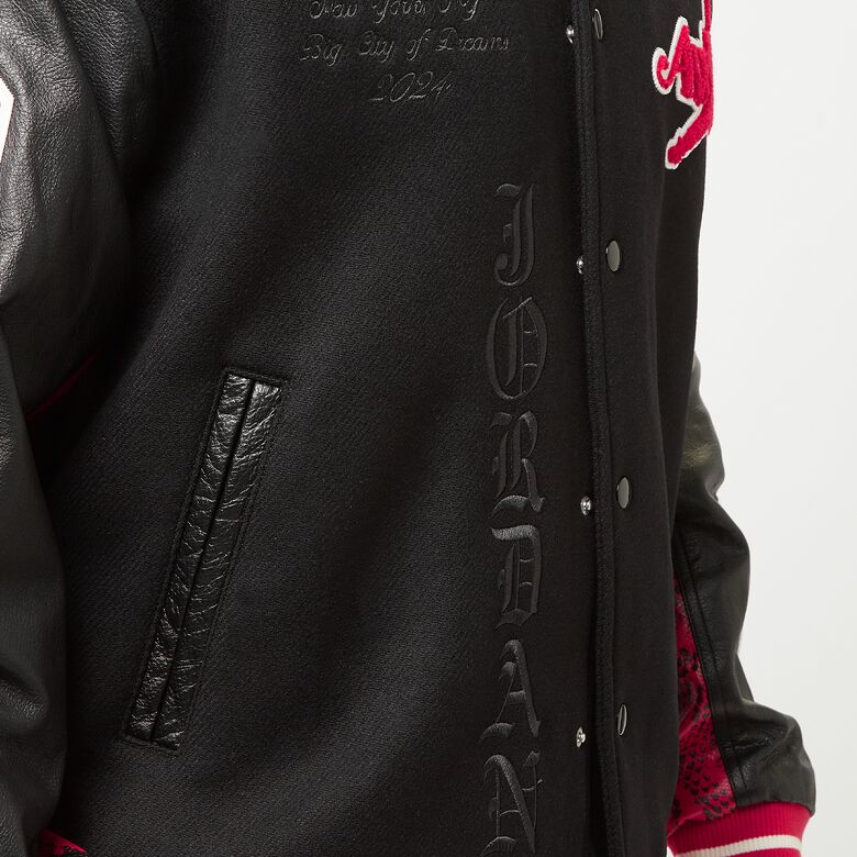 JORDAN x Awake NY Varsity Jacket Black