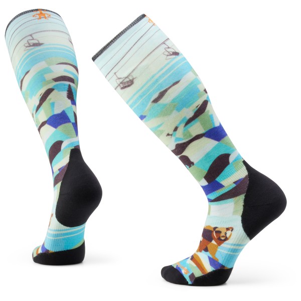 Smartwool - Ski Targeted Cushion Bear Country Print OTC - Skisocken