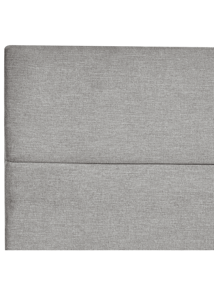 Beliani Boxspring Bett ARISTOCRAT in Grau/Silber - (W) 178 x (H) 115 x (L) 220 cm günstig kaufen onesize