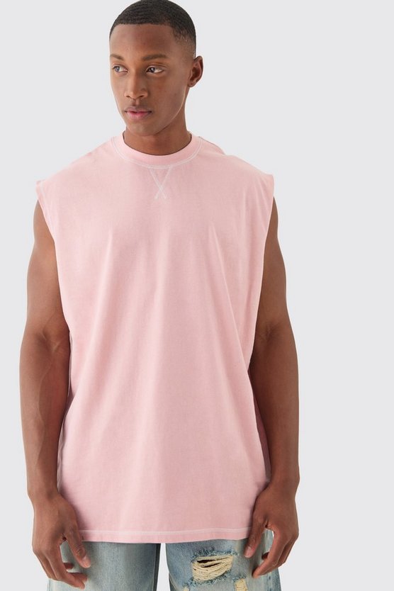 Oversize Kontrast-Tanktop