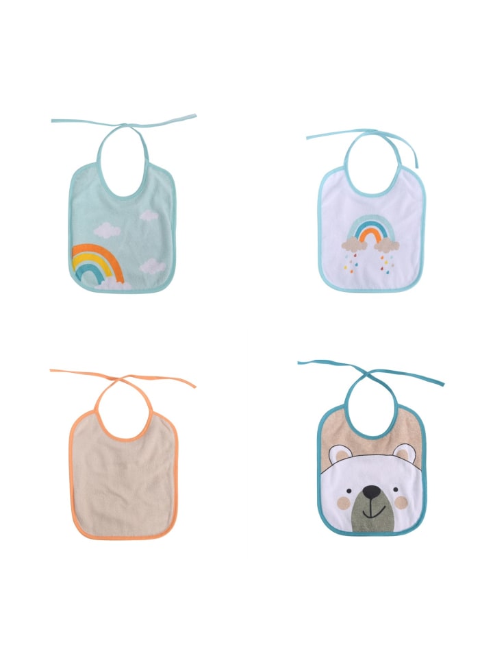 BABY CARE Babylatz-Set 7-teilig einlagig in natur günstig kaufen onesize
