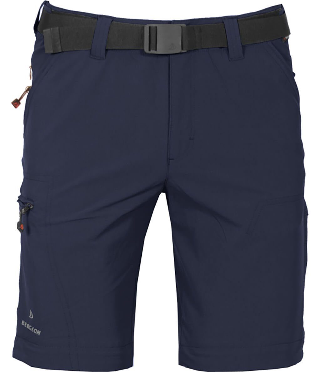 Bergson Zip-off-Hose QUEENSLAND Doppel Zipp-Off mit T-ZIPP Herren Wanderhose, vielseitig, pflegeleicht, Normalgrößen, peacoat blau