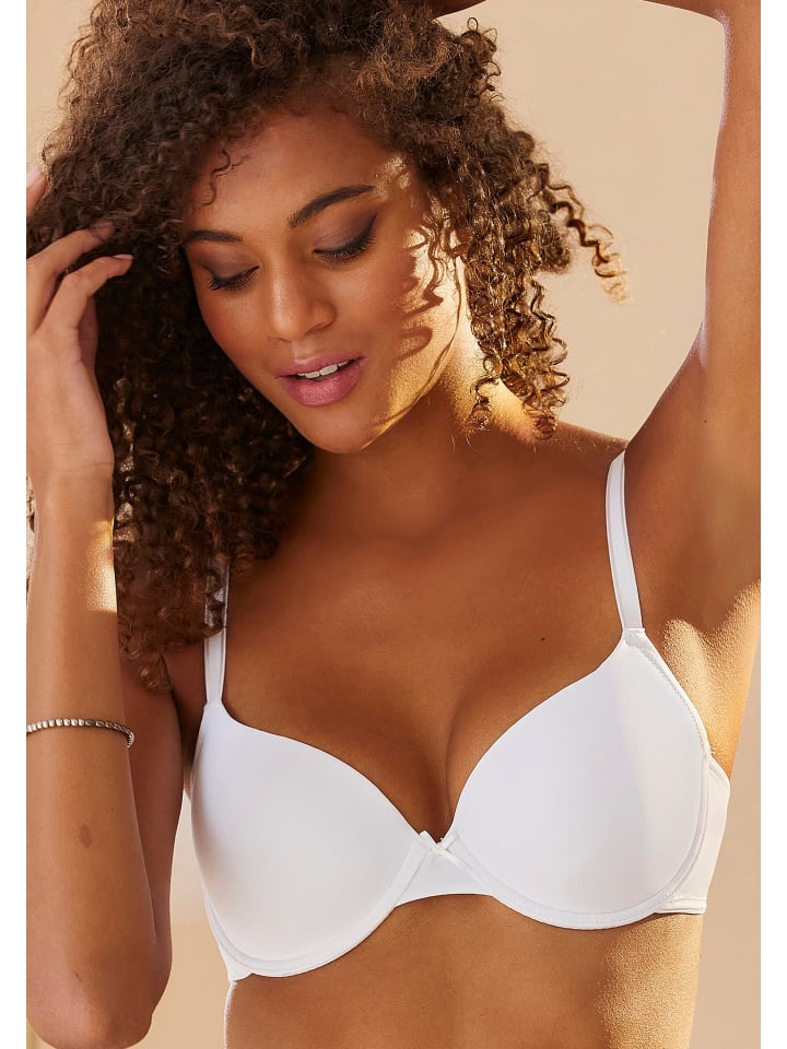 LASCANA LASCANA Schalen-BH »Ela - »perfect basic«« in weiß günstig kaufen