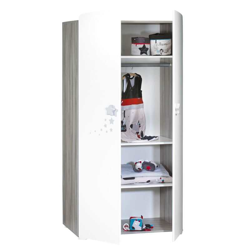 Chambre bébé 3 pièces NAO lit, commode et armoire
