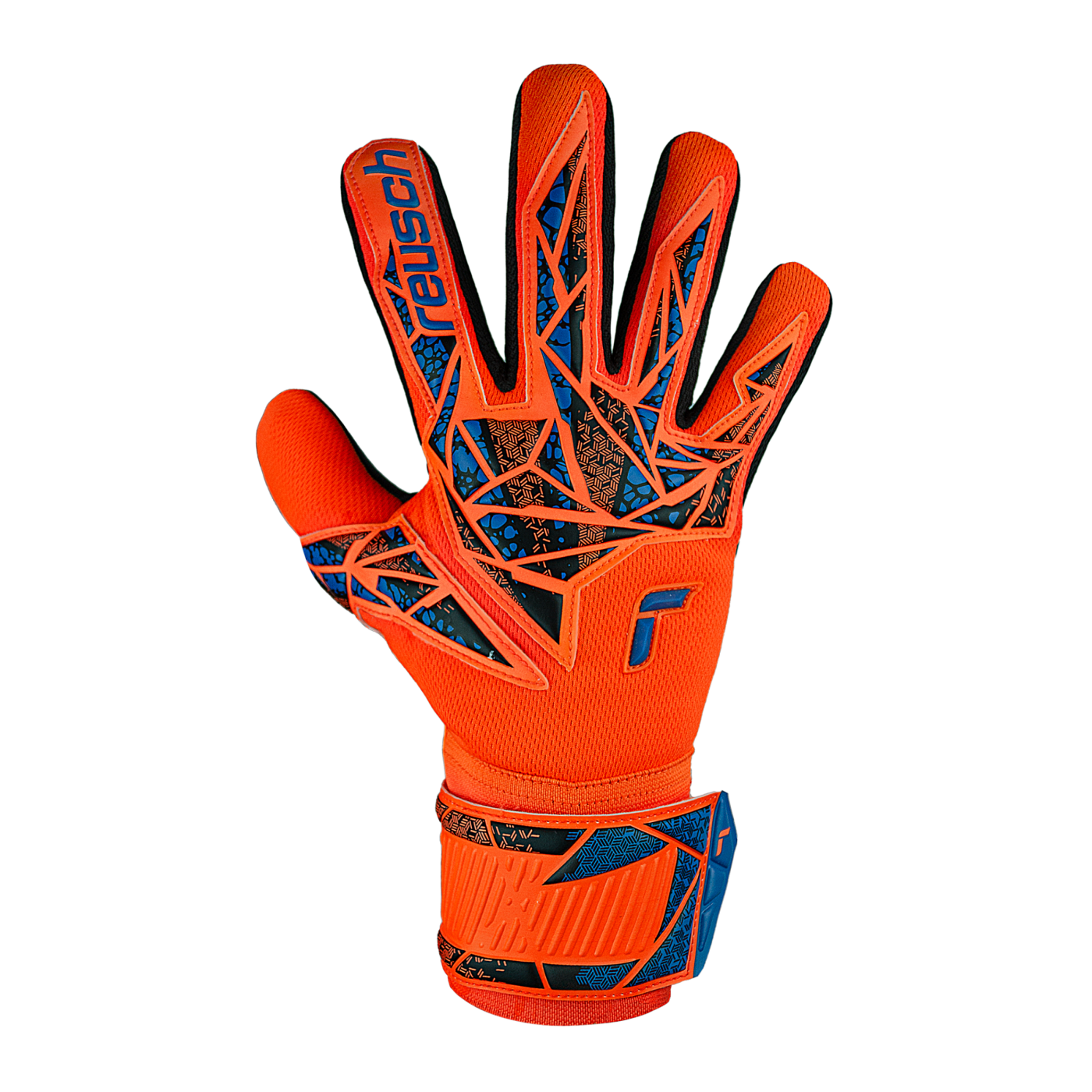 Reusch Attrakt Infinity NC TW-Handschuhe Kids Orange Blau Schwarz F2211