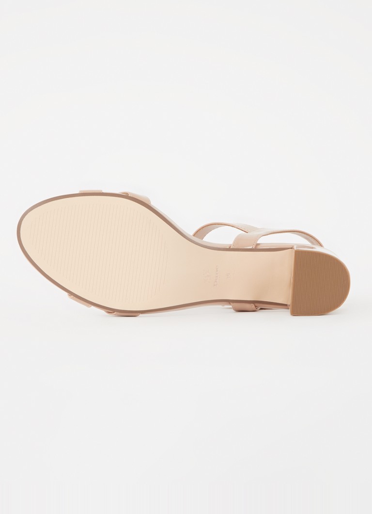 Sandale din piele cu croială largă Merisa de la Dune London
