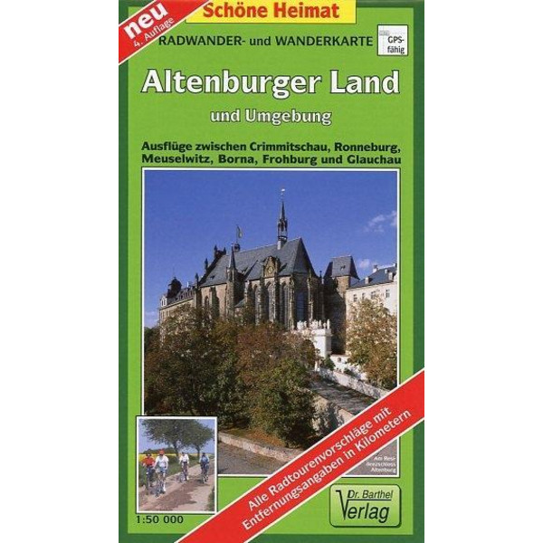 Altenburger Land und Umgebung 1 : 50 000 - Wanderkarte