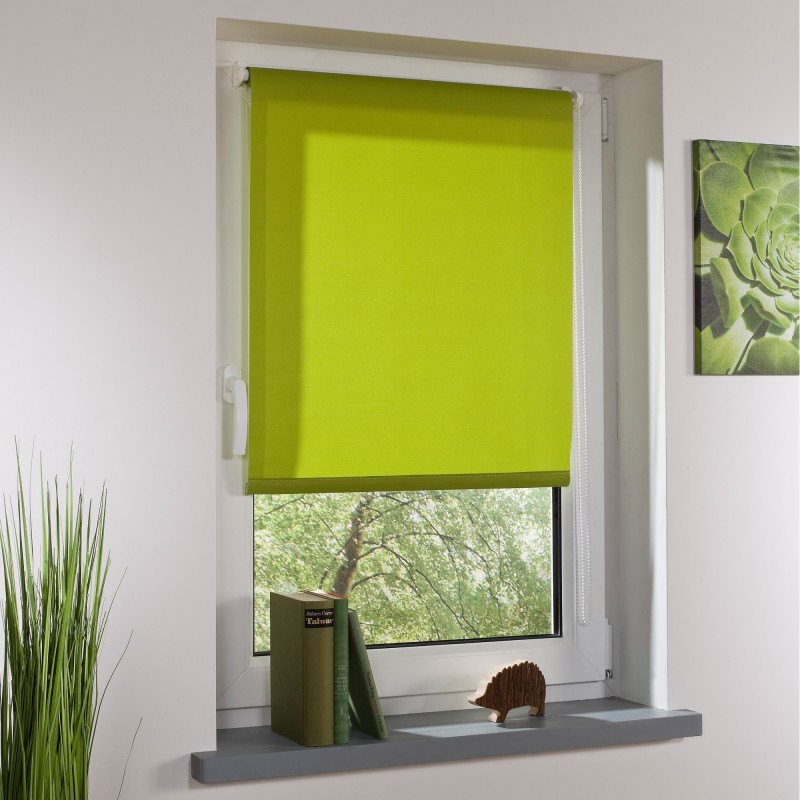 Powertec Bella Casa Klemmfix-Rollo, ca. 150 x 45 cm, grün