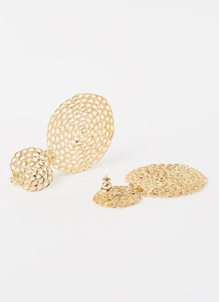 Gas Bijoux Onde Gourmette gold-plated stud earrings