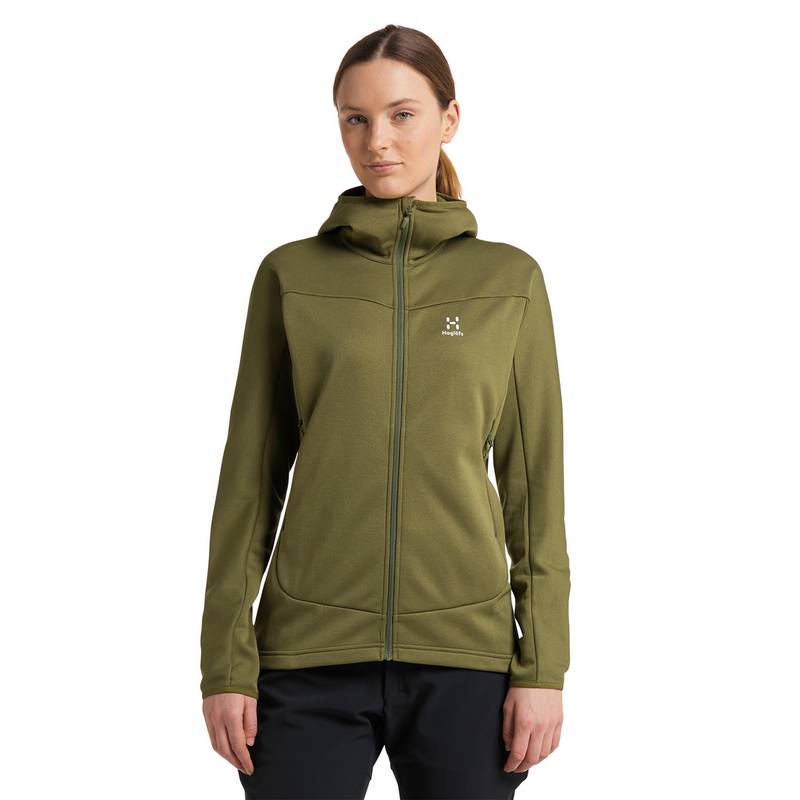 Haglöfs Frost Mid HoodHood Fleecejacke Damen