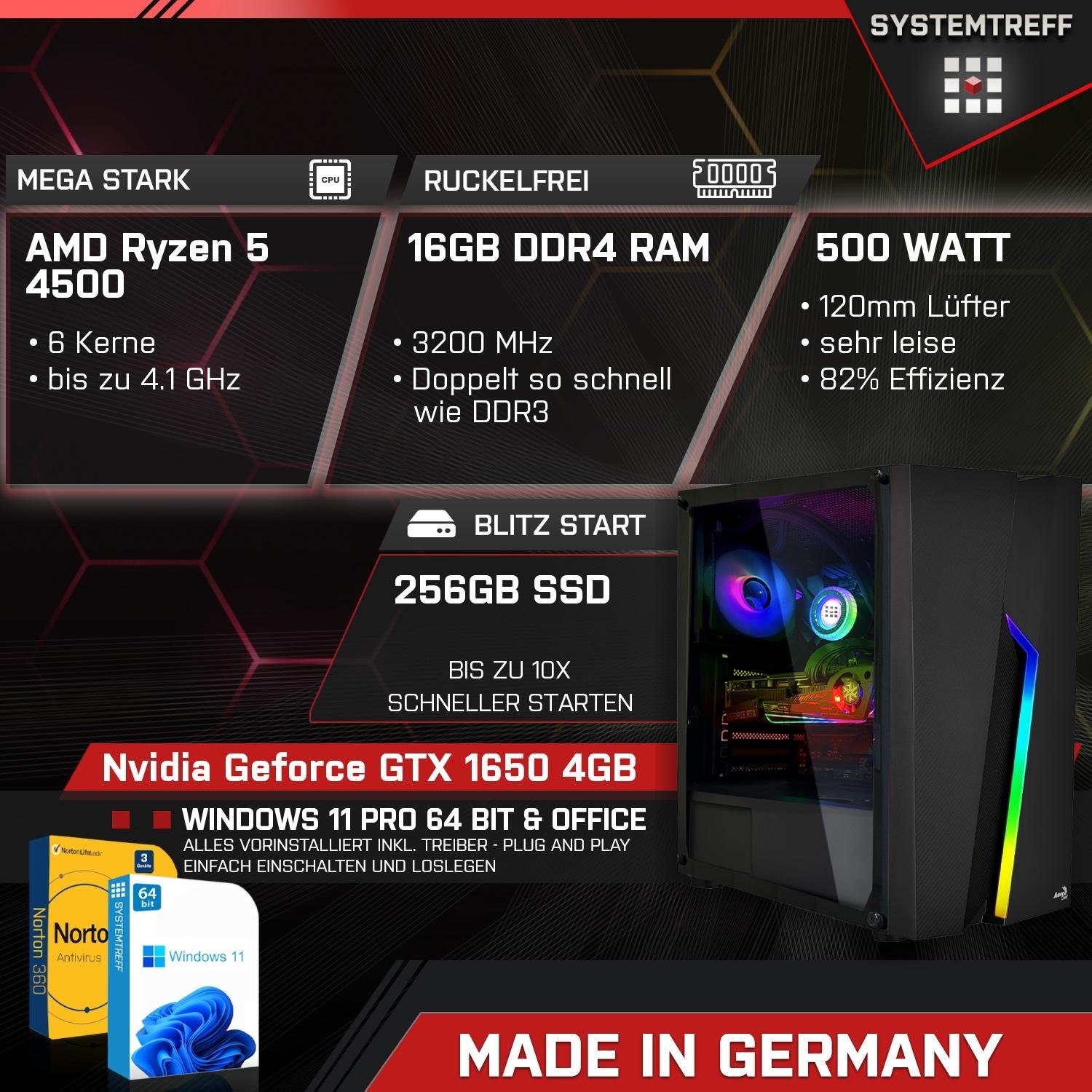 SYSTEMTREFF Gaming-PC-Komplettsystem (24