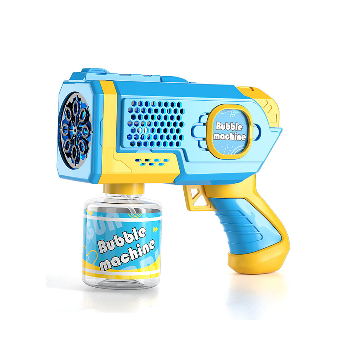 frler Seifenblasen Pistole mit Lichter Seifenblasenmaschine für Kinder Seifenblasen für Kinder