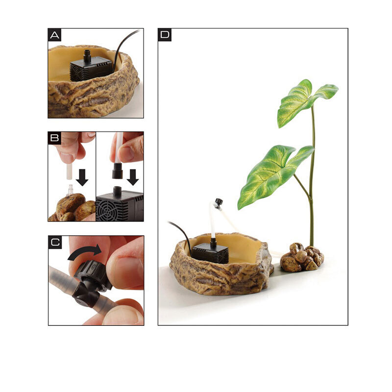 Exo Terra Zubehör Exo Terra ExoTerra Dripper Plant inkl. Pumpe